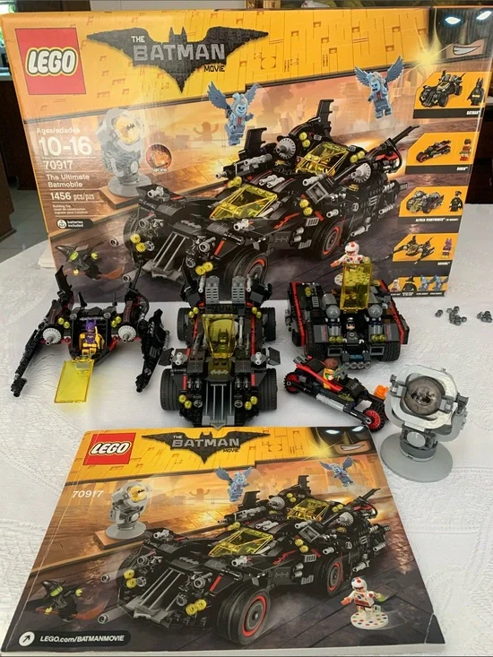 LEGO 70917 The Ultimate Batmobile Building Set 90% complete