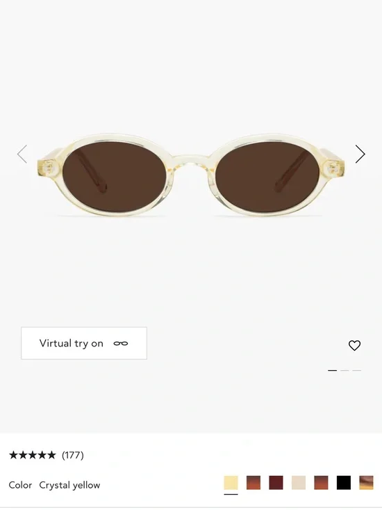 Jimmy Fairly Elvie clear yellow