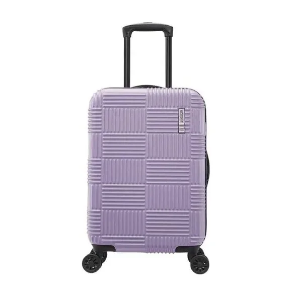 American Tourister -  NXT Hardside Large Checked Spin Lilac