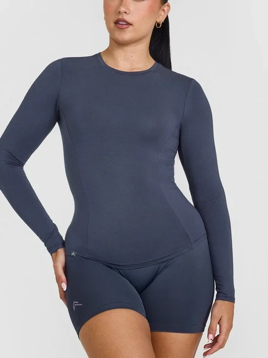 Oner Active Mellow Soft Long Sleeve Top True Blue M