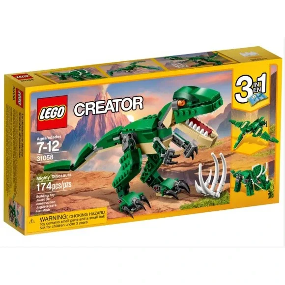 LEGO CREATOR: Mighty‎ Dinosaurs (31058) Incomplete Set
