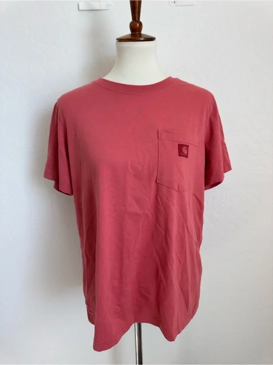 Carhartt Pocket Crew Neck T-Shirt - Dusty Rose