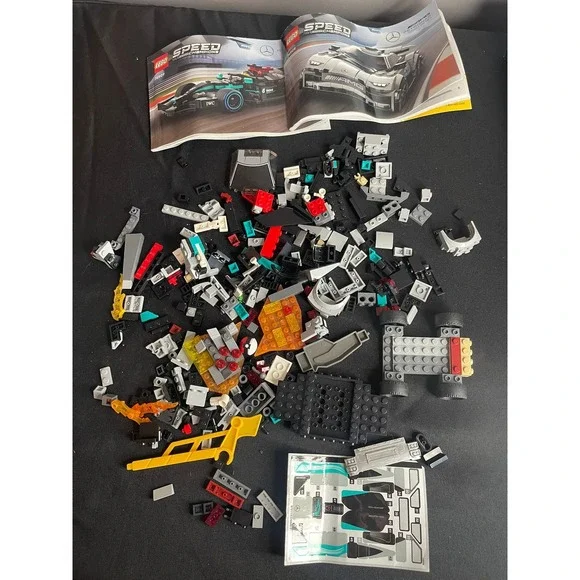 Loose Bricks w/ Manuals - LEGO Speed Champions 76909 Set