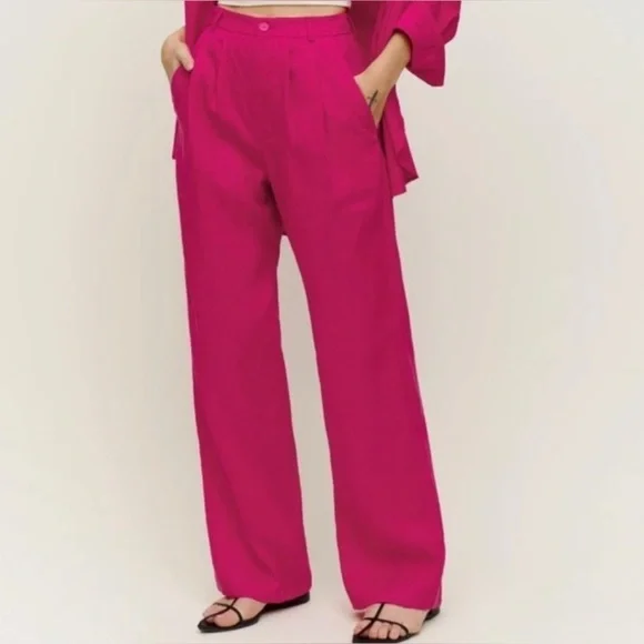 NWOT Reformation Vesta Pant in Corvette