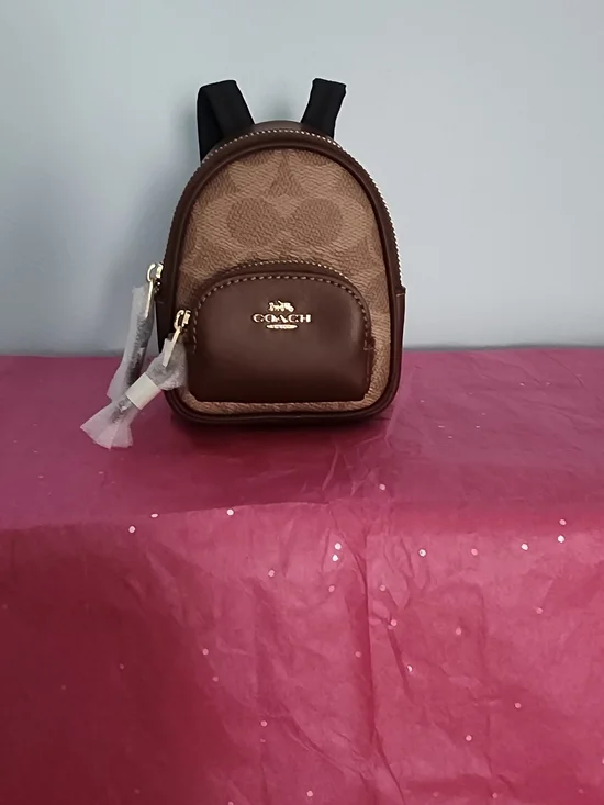 Coach Mini Backpack in Signature Brown