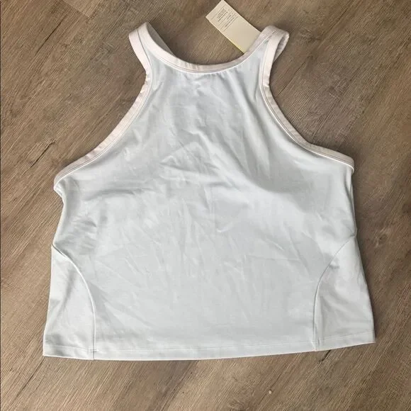 All in Motion Light Blue and White Tank Top XS, XL, XXL