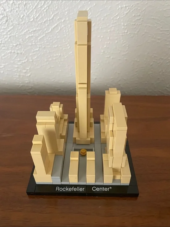 Lego Tan Rockefeller Center Miniature Architecture Set