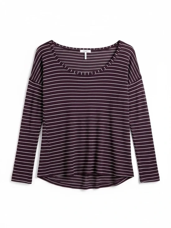 Splendid Lurex Stripe Tee - sz Medium