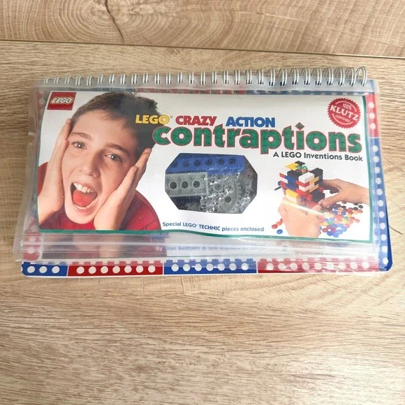 LEGO Crazy Action Contraptions Klutz Inventions Book 1998 Brand New SEALED‎