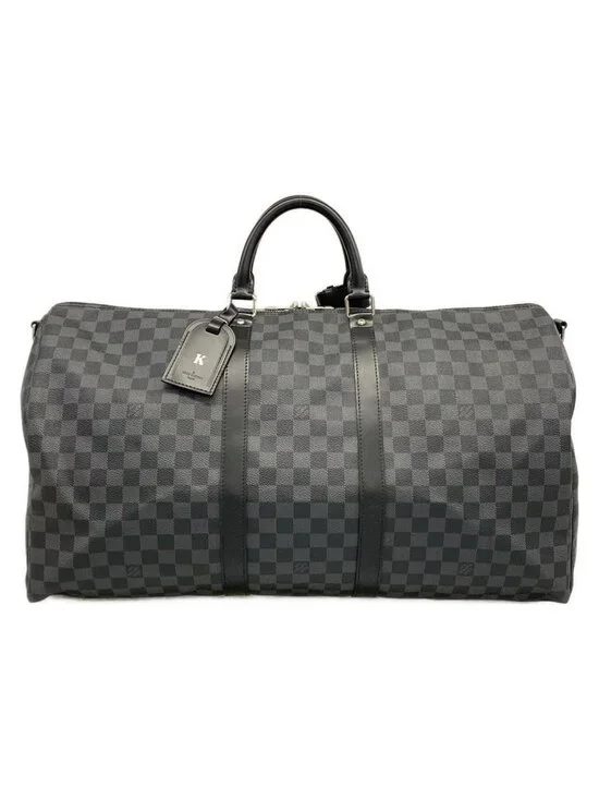 Louis Vuitton Boston Bag Damier Graphite Keepall Bandouliere 55