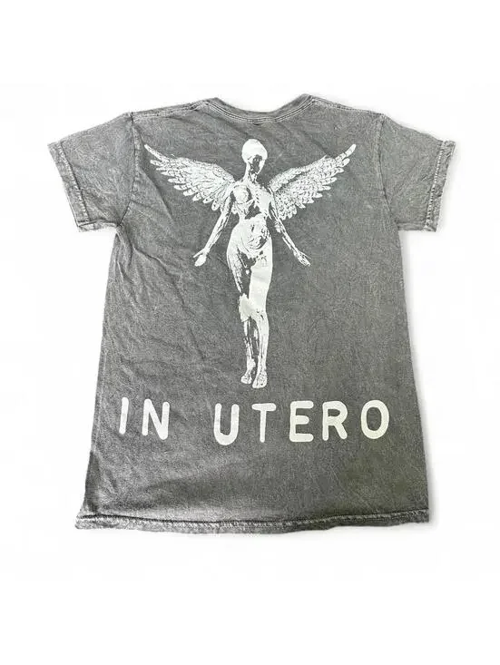 NIRVANA In Utero Black Tee - Small