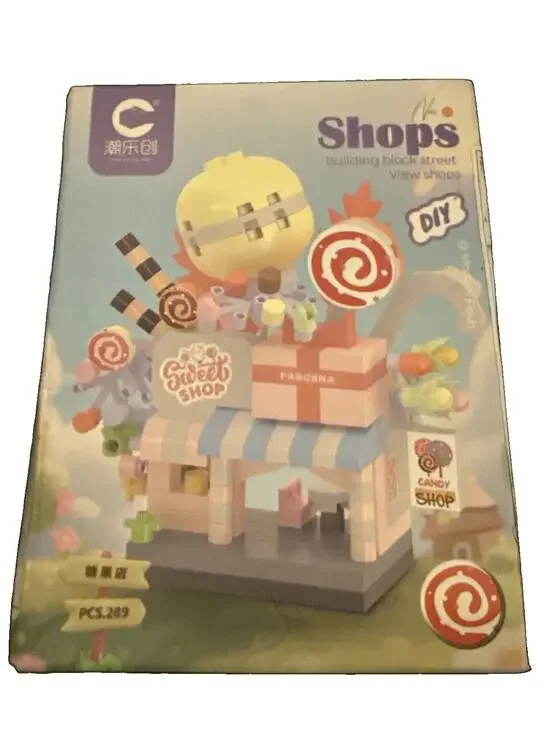 NWT Paborna Building MICRO Blocks Set - Candy Store, 289 PCS Ages 8+
