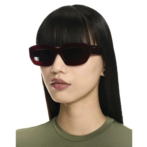NWT Off-White Charlotte Burgundy 54mm Sunglasses
