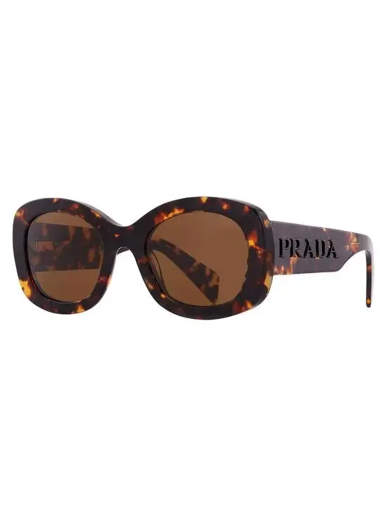 Prada Brown Oval Ladies Sunglasses Pr #265264P27B
