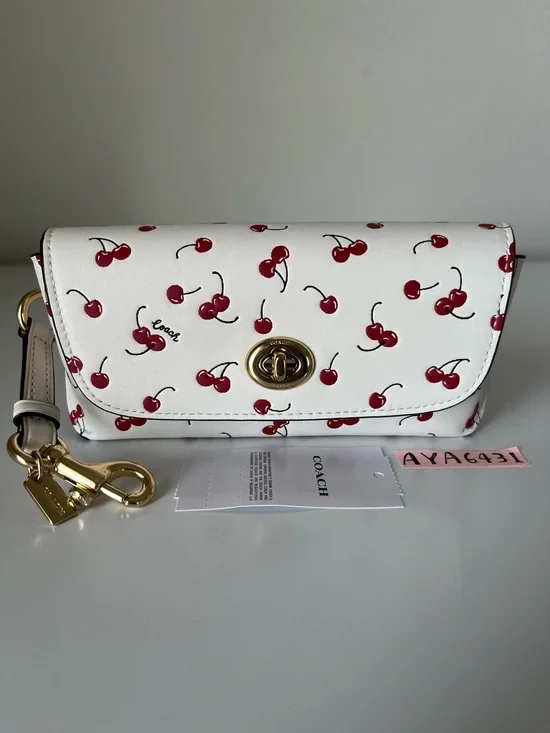 Coach Sunglass Case with Cherry Print🎈🎈