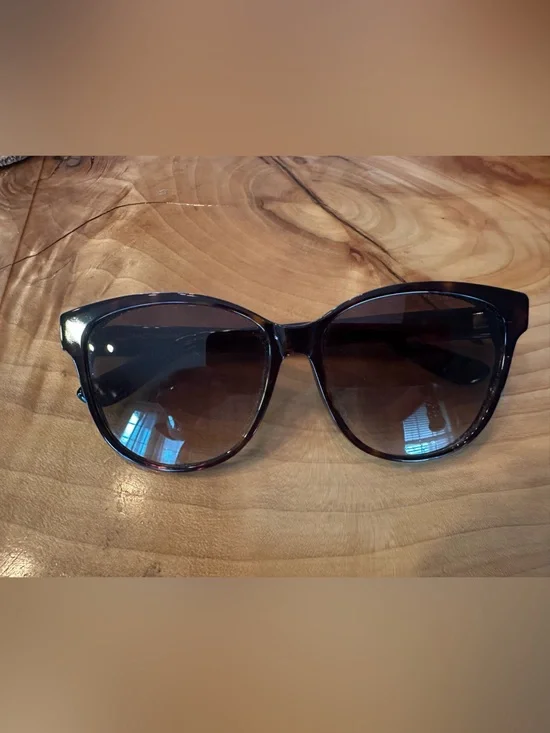 Saint Laurent Dark Brown Gradient Cat-Eye Sunglasses