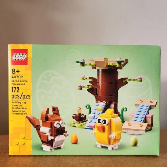 New LEGO Spring Animal Playground Building Toy Set Squirrel Chick Bird Figure 40