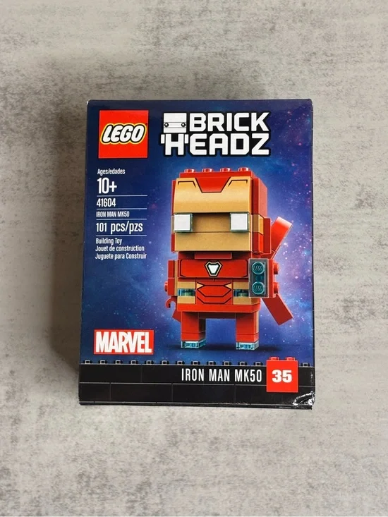Lego Marvel BrickHeadz Iron Man MK50 Set (#41604)