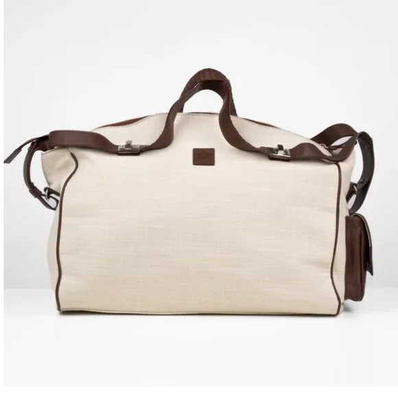 Carat23 Casual Sand Handmade Weekender Travel Bag