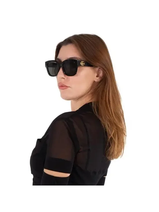 Gucci Grey Square Ladies Sunglasses 54 #265177G20B