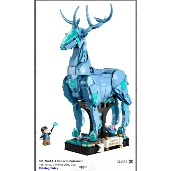 76414 Expecto Patronum Dear Lego Set