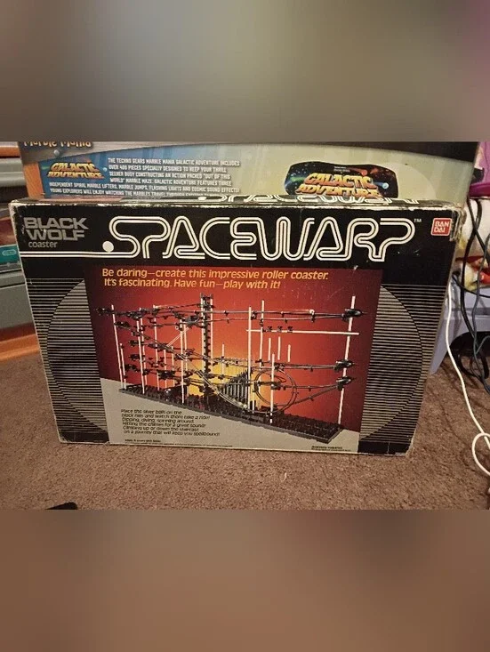 Black Wolf Spacewarp Roller Coaster Building Set - Black