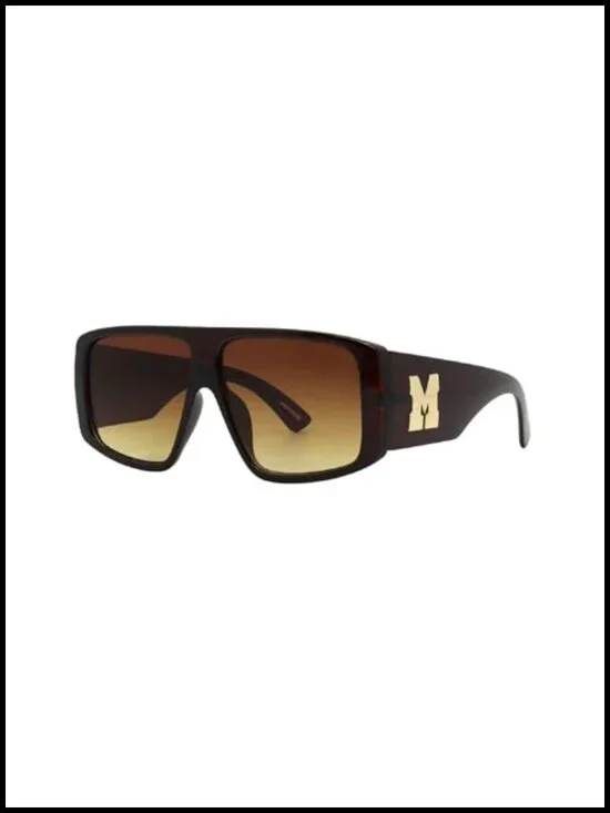 UV400 Protection Oversized Retro Wrap Around Sunglasses for Women Men