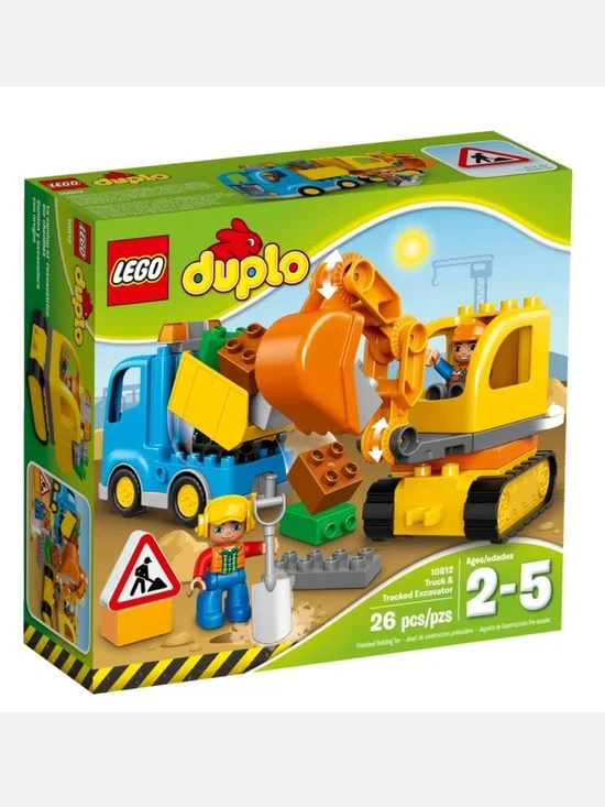 LEGO Duplo 10812 Truck & Tracked Excavator
