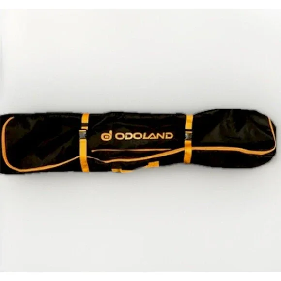 Odoland Ski Snowboard Bag 79” Padded Travel Case w/ 2 Clear Storage Bags EUC