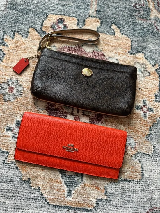 Coach Wallet & Wristlet (repair project)