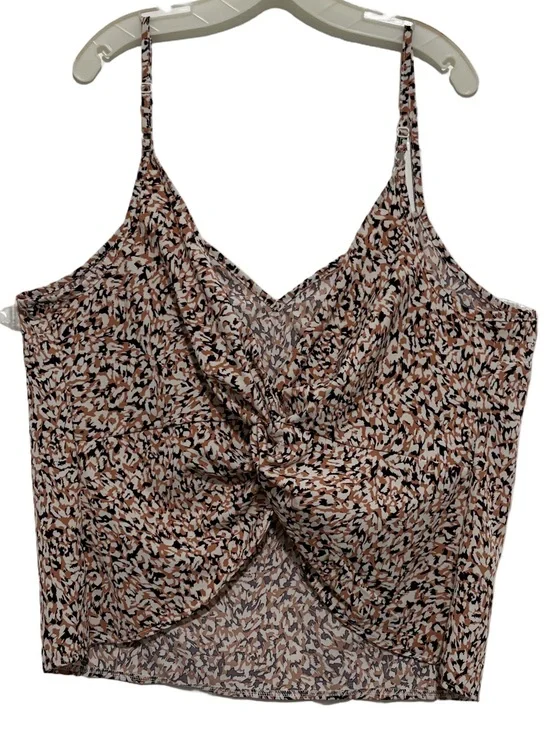SHEIN Curve Printed Twist-Front Cami
