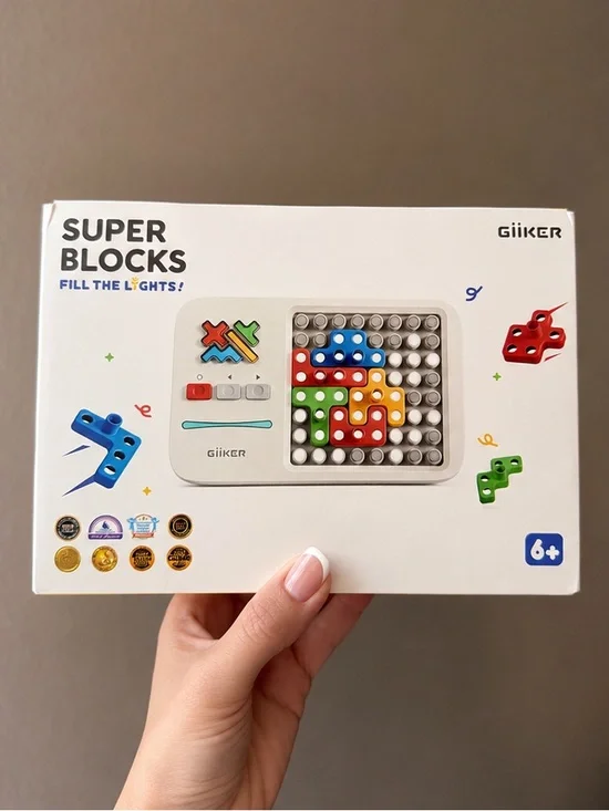 Super Blocks Puzzle Set - Multicolor
