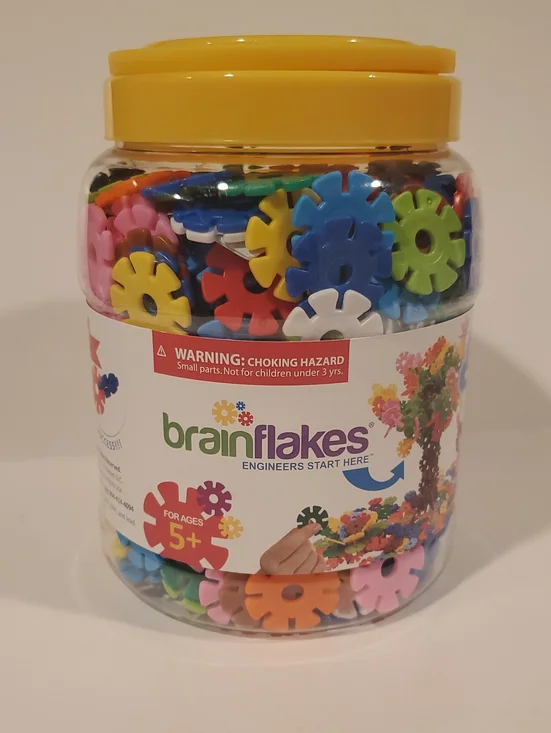 BrainFlakes Kids Construction Discs - Multicolor Used Preowned Good Condition