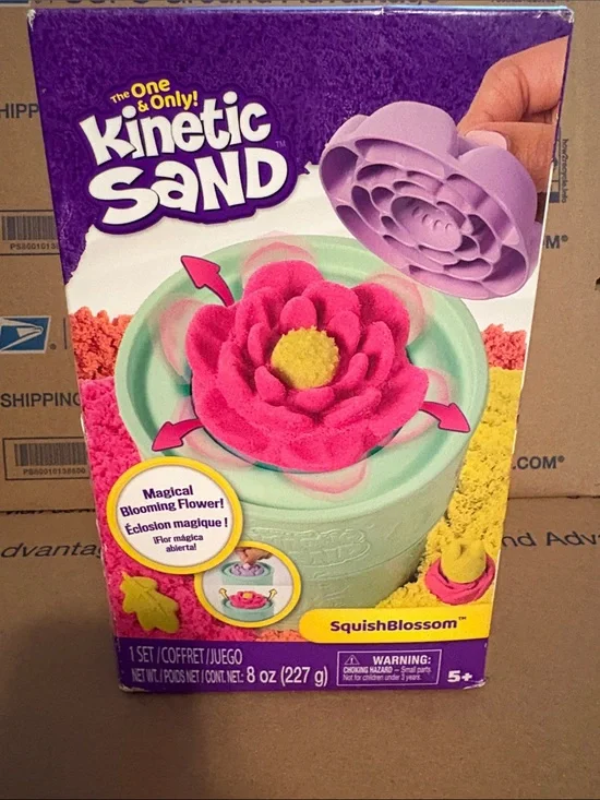 SquishBlossom Magical Blooming Flower Building Set - Pink & Purple