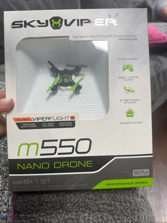 M550 Nano Drone Toy - Green/Black