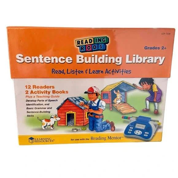 Reading Rods Sentence Building Library Grades 2+ New SEALED‎ Homeschool Material