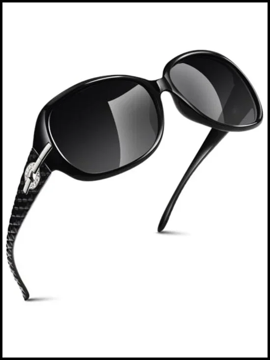 Oversized Polarized Sunglasses UV400 Protection Retro Shield Shades