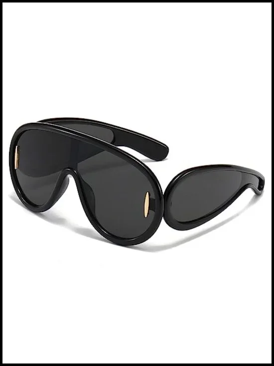 Oversized Futuristic Shield Sunglasses UV400 Protection Unisex