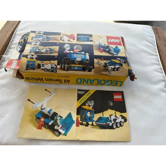 Vintage LEGO Space 6927 All Terrain Vehicle Legoland 1981 Box &‎ Instructions
