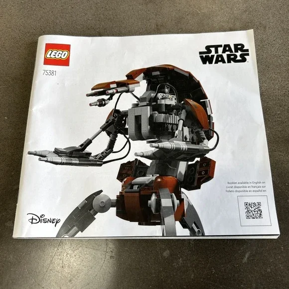 LEGO Star Wars: Droideka (75381) MANUAL ONLY