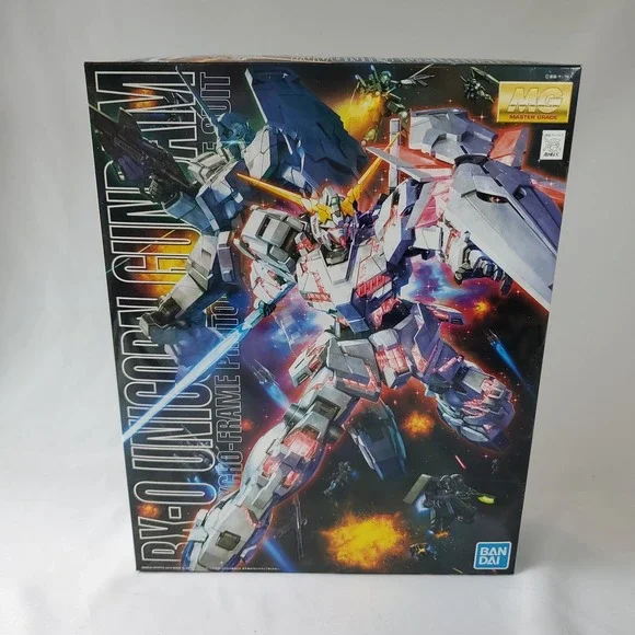 Bandai MG 1/100 RX-0 Unicorn Gundam Psycho-Frame Prototype 2007 OPEN BOX