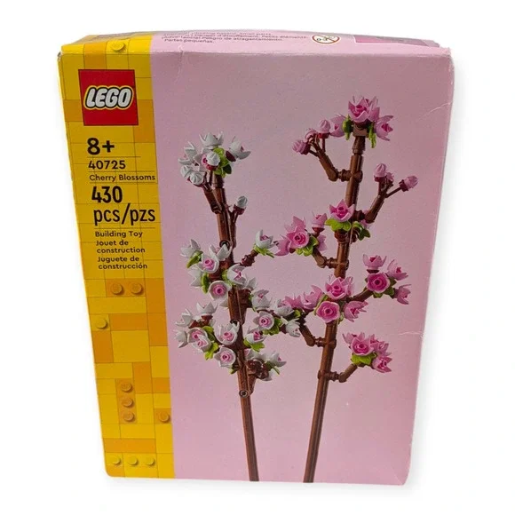 LEGO Cherry Blossoms 40725 Botanical Collection Building Set 430 Pieces Pink‎