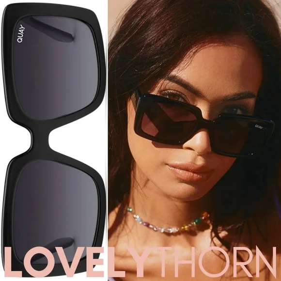 QUAY // ltd ed paris hilton collab oversized premium injection square sunglasses