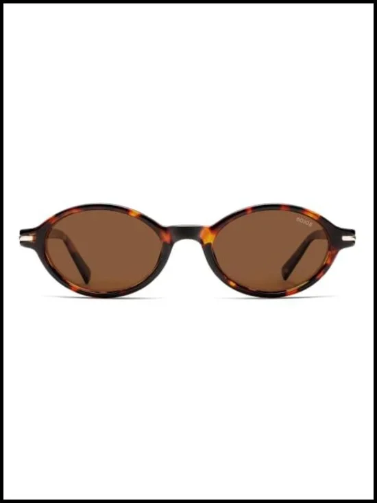 Trendy Narrow Oval Polarized Sunglasses Retro 90s Y2k Small Round Vintage