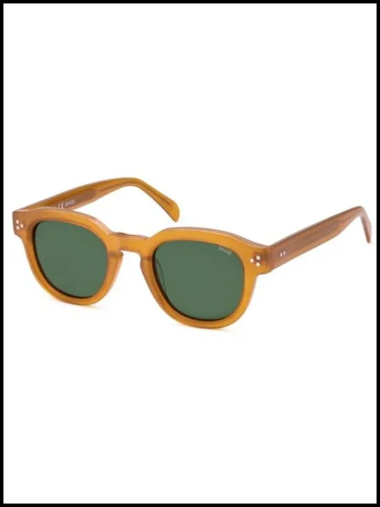 Retro Polarized Sunglasses with UV Protection Acetate Frame