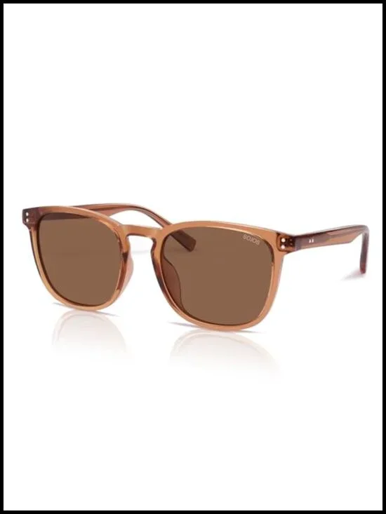 Unisex Rounded Square Polarized Sunglasses TR90 Frame UV400 Lightweight