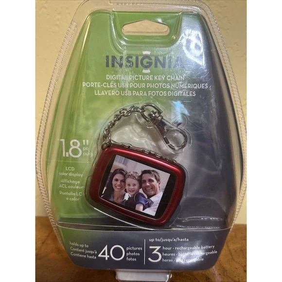 Insignia NS-DKEYRD10 Digital Picture Keychain 1.8