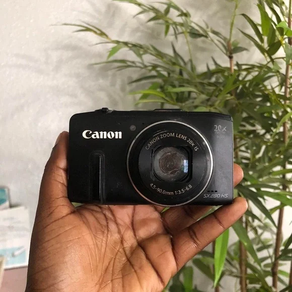 Canon Powershot SX280 HS Black 12.1MP 20x Zoom Digital Camera Parts Lens Error