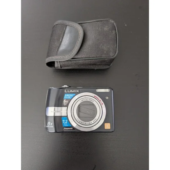 Panasonic Lumix DMC-LZ6 Digital Camera  7.2 MP‎ 6x Optical Zoom With Case