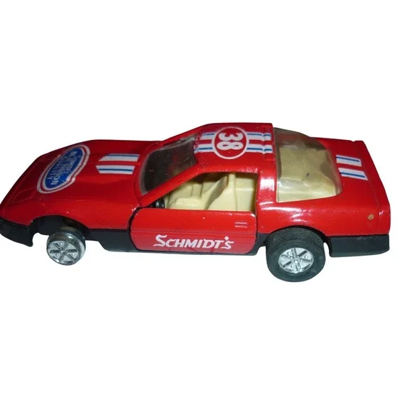 Schmidts Beer Corvette‎ C4 Diecast 1/24 Red 38 Promo Vehicle Parts Repair